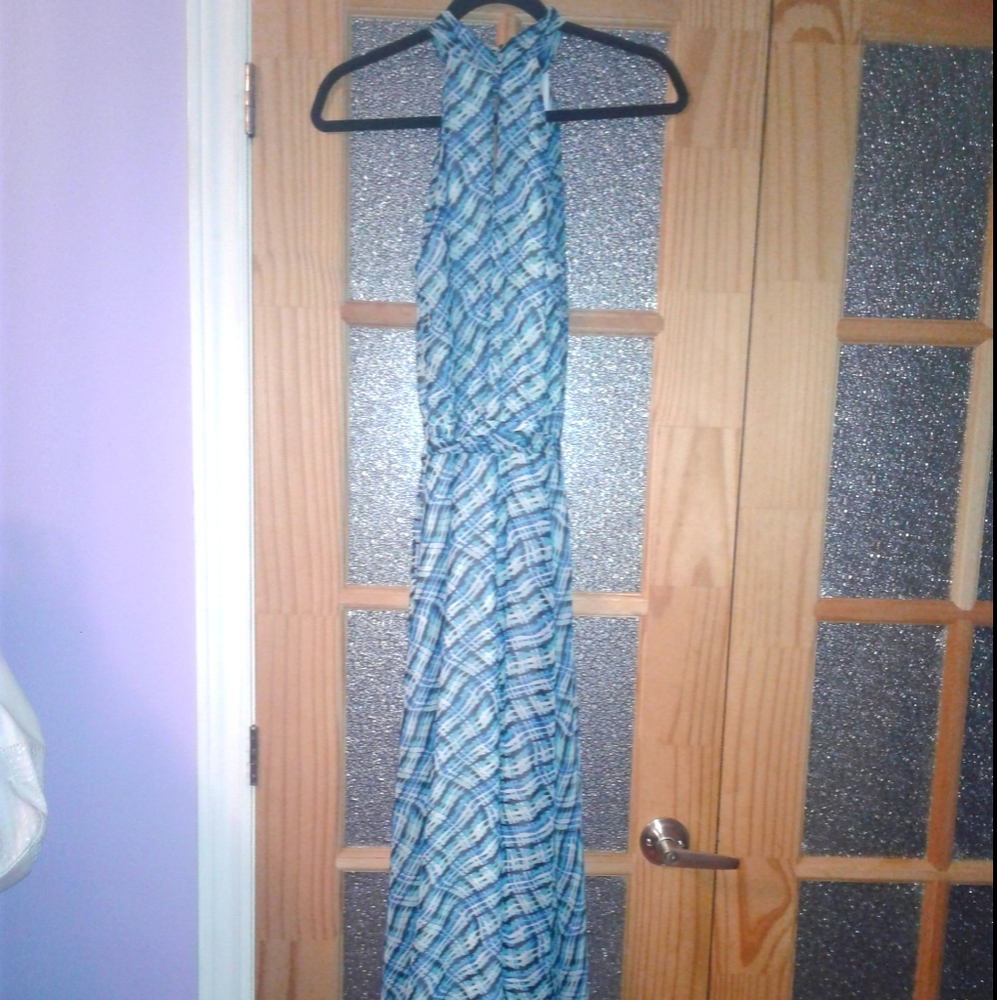 ❤CALVIN KLEIN BLUE MAXI DRESS